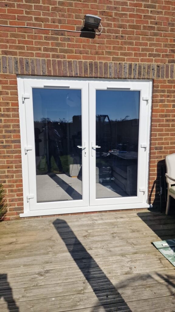 Sliding doors to French doors in Westgate