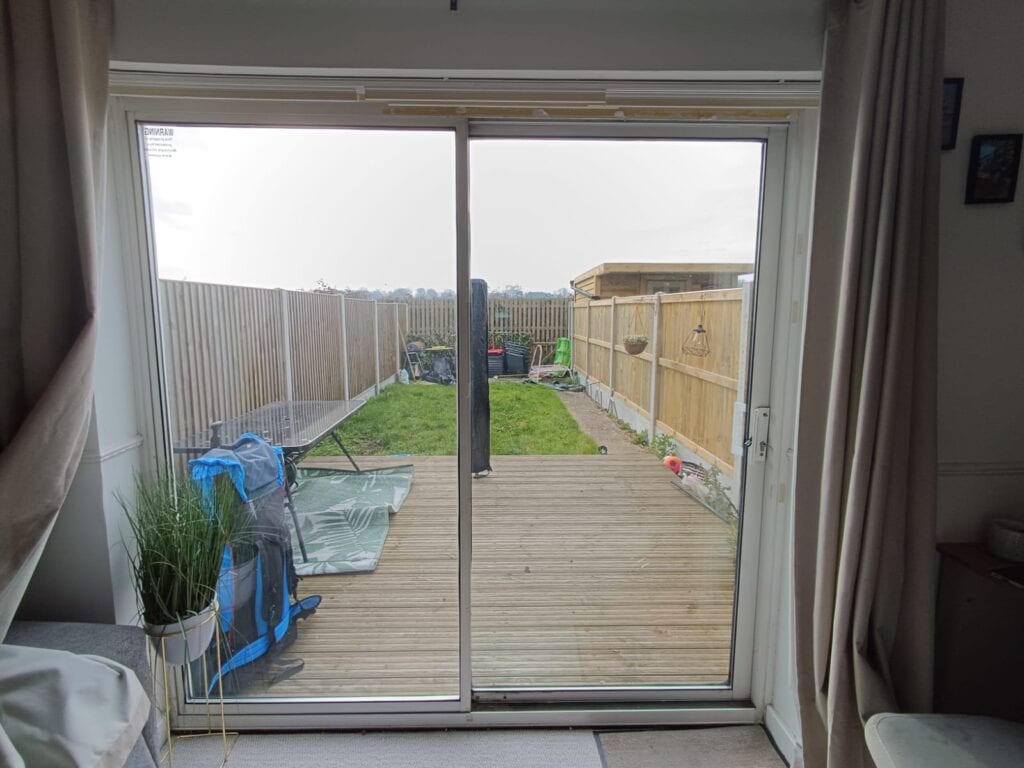 Sliding doors to French doors in Westgate